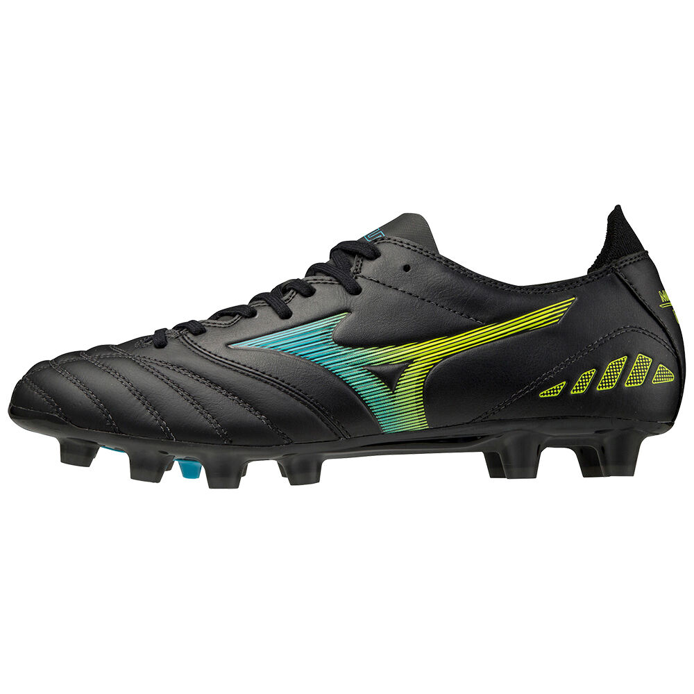 Mens Mizuno Morelia Neo Iii Pro Soccer Cleats Black/Blue Turquoise Philippines (BOQPRI967)